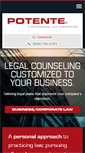 Mobile Screenshot of potentelaw.com